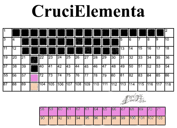 Crucielementa 3 colore firmato